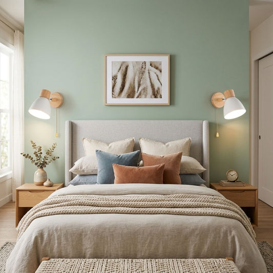 Applique murale bois Scandinave — Tête pivotante