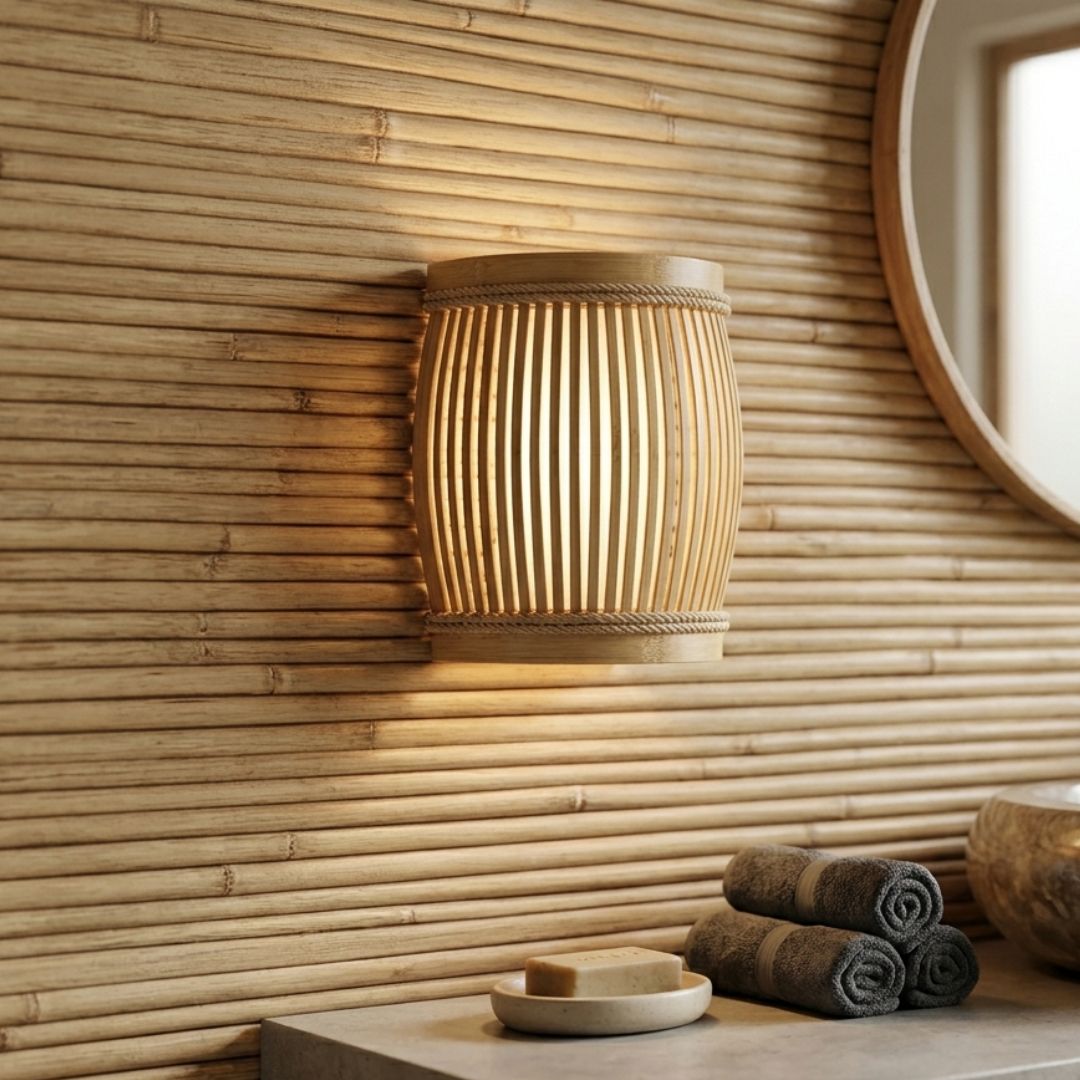 Applique murale bambou