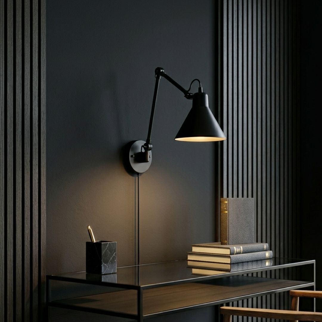 Applique murale noire