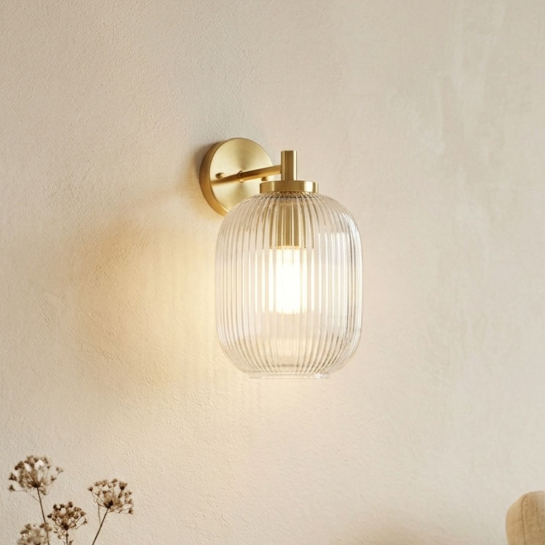 Applique murale en verre