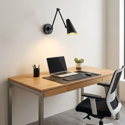 Applique murale avec interrupteur orientable chambre, tête de lit, intérieur | Liseuse bras articulé