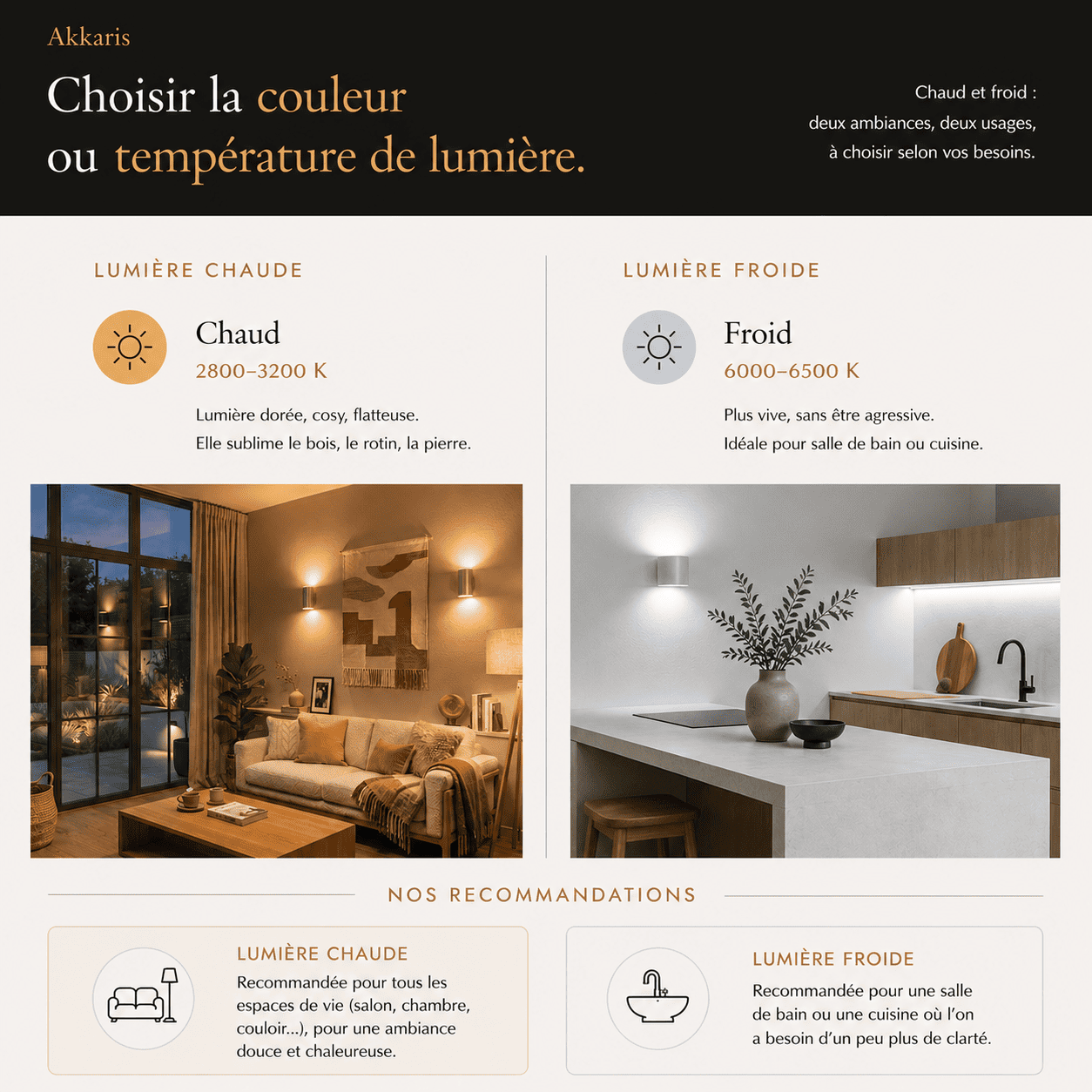 Ampoule LED E27 | Rendu naturel & longue durée 50000 h