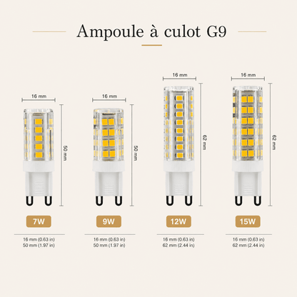 Ampoule LED G9 | Rendu naturel & longue durée 50000 h