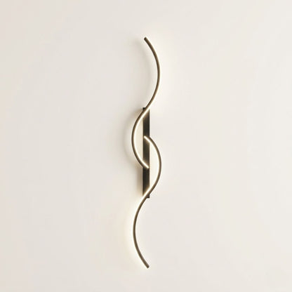 Applique murale LED — Dimmable style design vague moderne