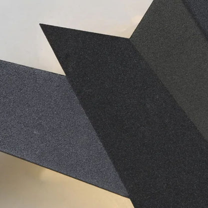 Applique murale LED oiseau origami métal, éclairage indirect | Chambre escalier intérieur design nordique