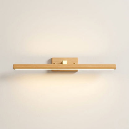 Applique murale LED allongée en bois, pour intérieur | Tête orientable