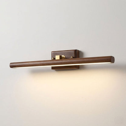 Applique murale bois baguette — Tête rotative orientable