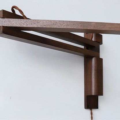 Applique murale bois pour intérieur | Bras pivotant & abat jour métal