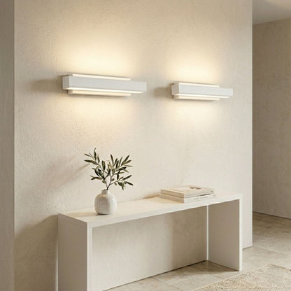 Applique murale bois massif moderne | Tête orientable, LED