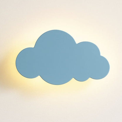 Applique murale chambre enfant nuage pastel | LED éclairage indirect | Intérieur style scandinave