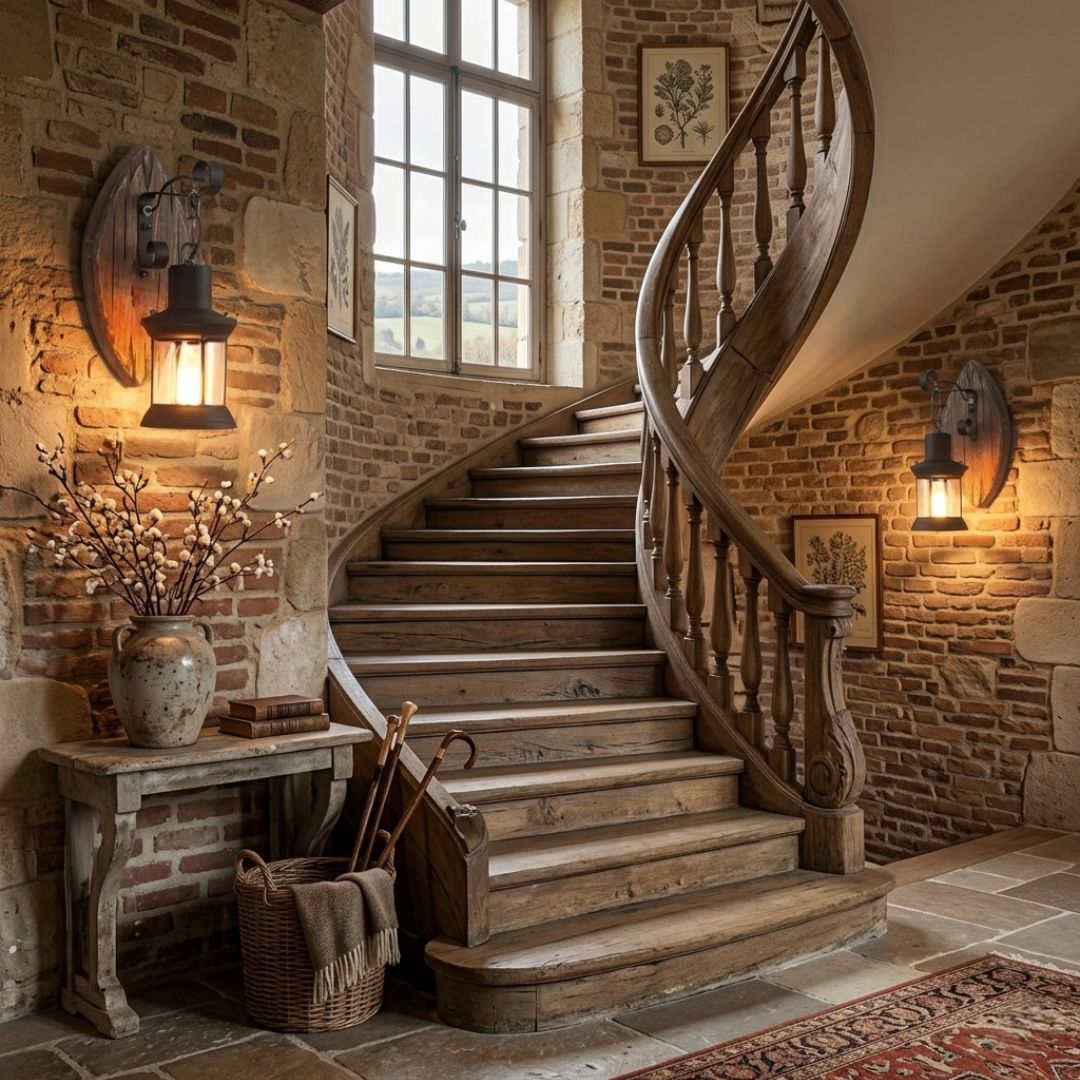 Applique murale intérieure bois vintage | Lanterne industrielle rétro