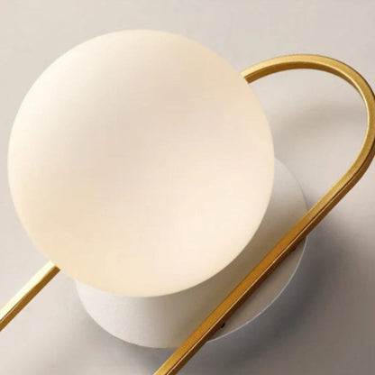 Applique murale boule en verre, style laiton moderne | Intérieur