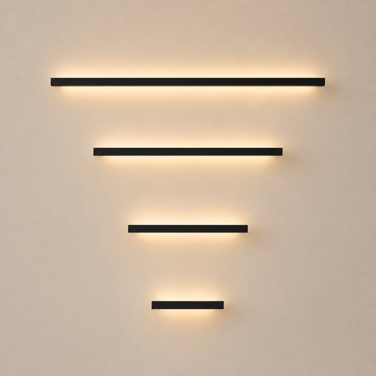 Applique murale extérieure étanche, barre LED aluminium IP65