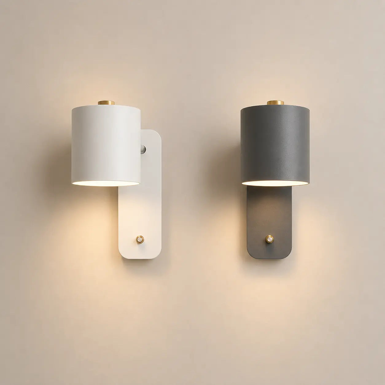 Applique murale spot métal | LED rotatif avec interrupteur