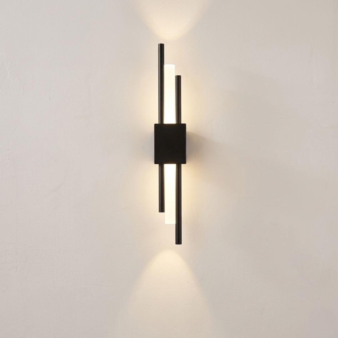 Applique murale LED pour intérieur moderne | Métal & verre dépoli