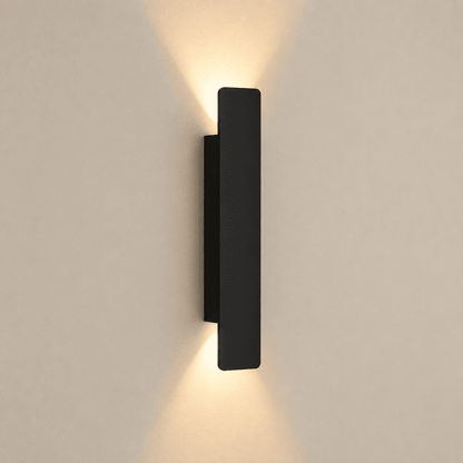 Applique murale Extérieur intérieur aluminium rectangle IP65, Double éclairage | LED étanche, Jardin façade balcon