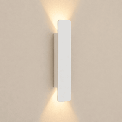 Applique murale Extérieur intérieur aluminium rectangle IP65, Double éclairage | LED étanche, Jardin façade balcon