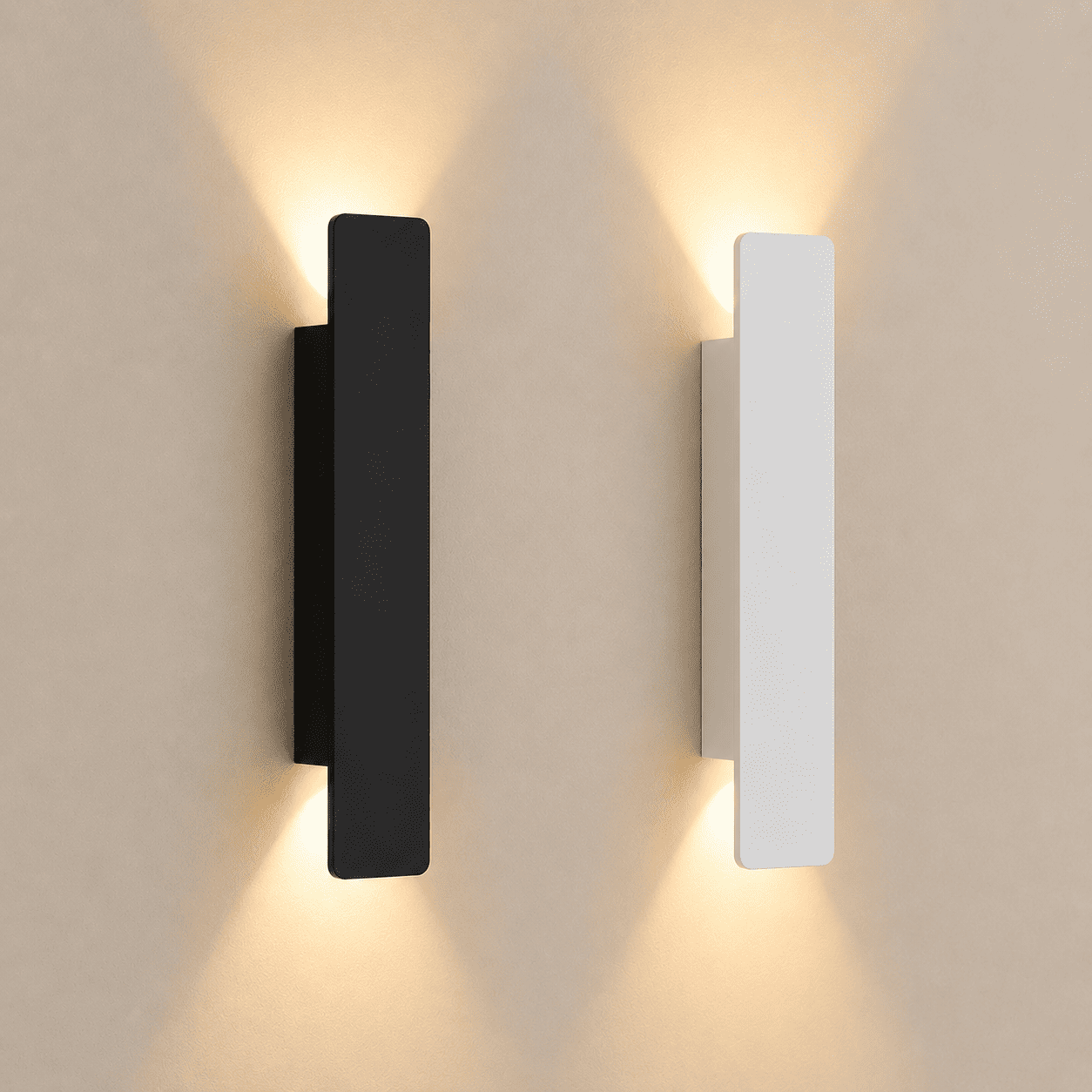 Applique murale Extérieur intérieur aluminium rectangle IP65
