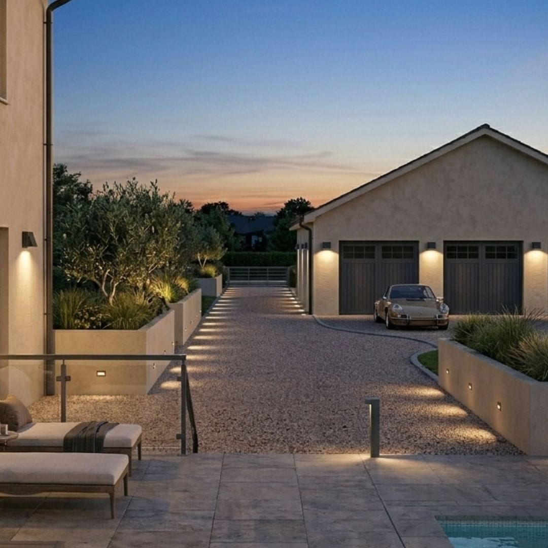 Applique murale LED d'extérieur, Spot étanche en aluminium, éclairage décoratif pour balcon, jardin | IP65 3W
