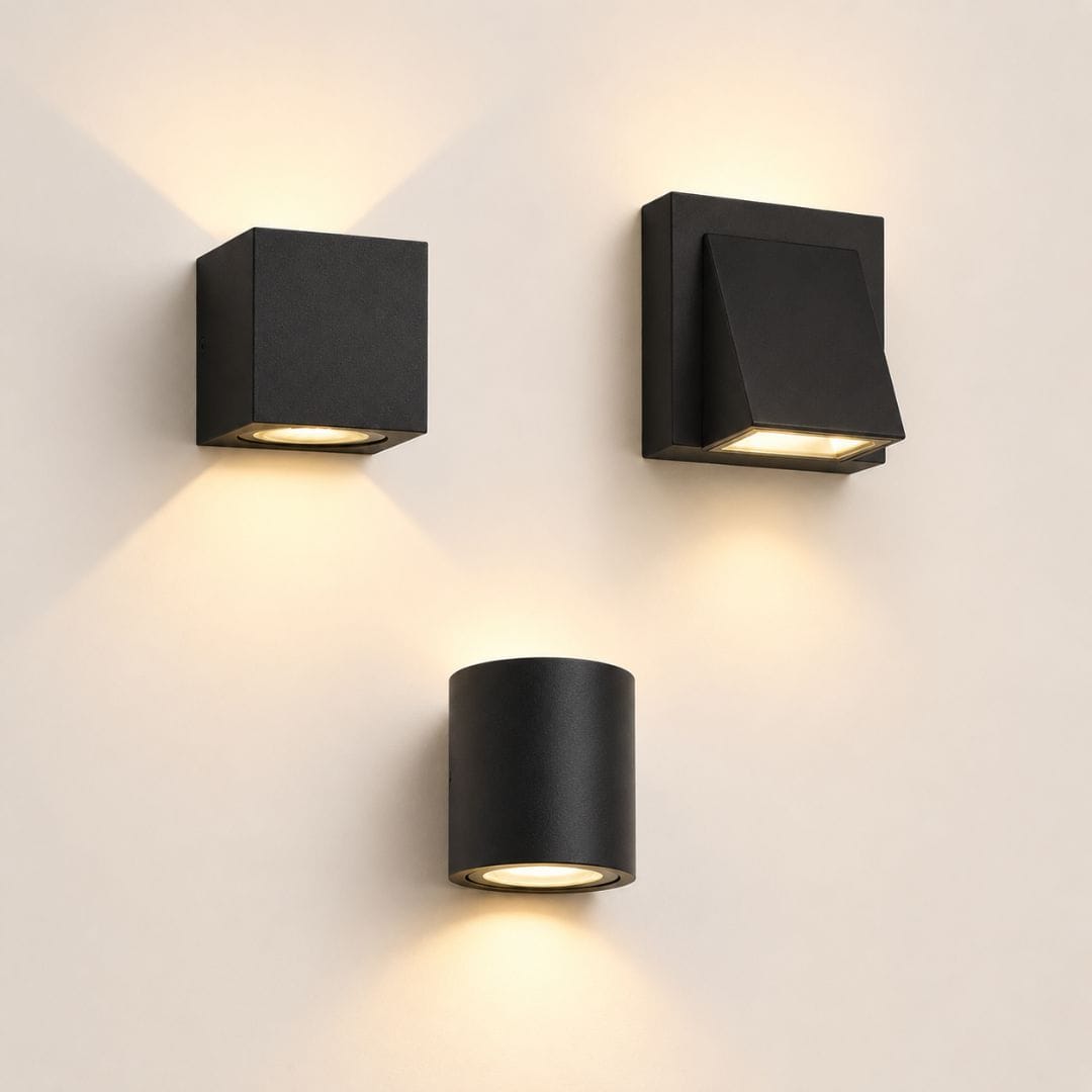 Applique murale LED d'extérieur, Spot étanche en aluminium, éclairage décoratif pour balcon, jardin  IP65 3W
