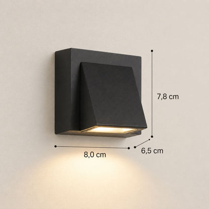 Applique murale LED d'extérieur, Spot étanche en aluminium, éclairage décoratif pour balcon, jardin | IP65 3W