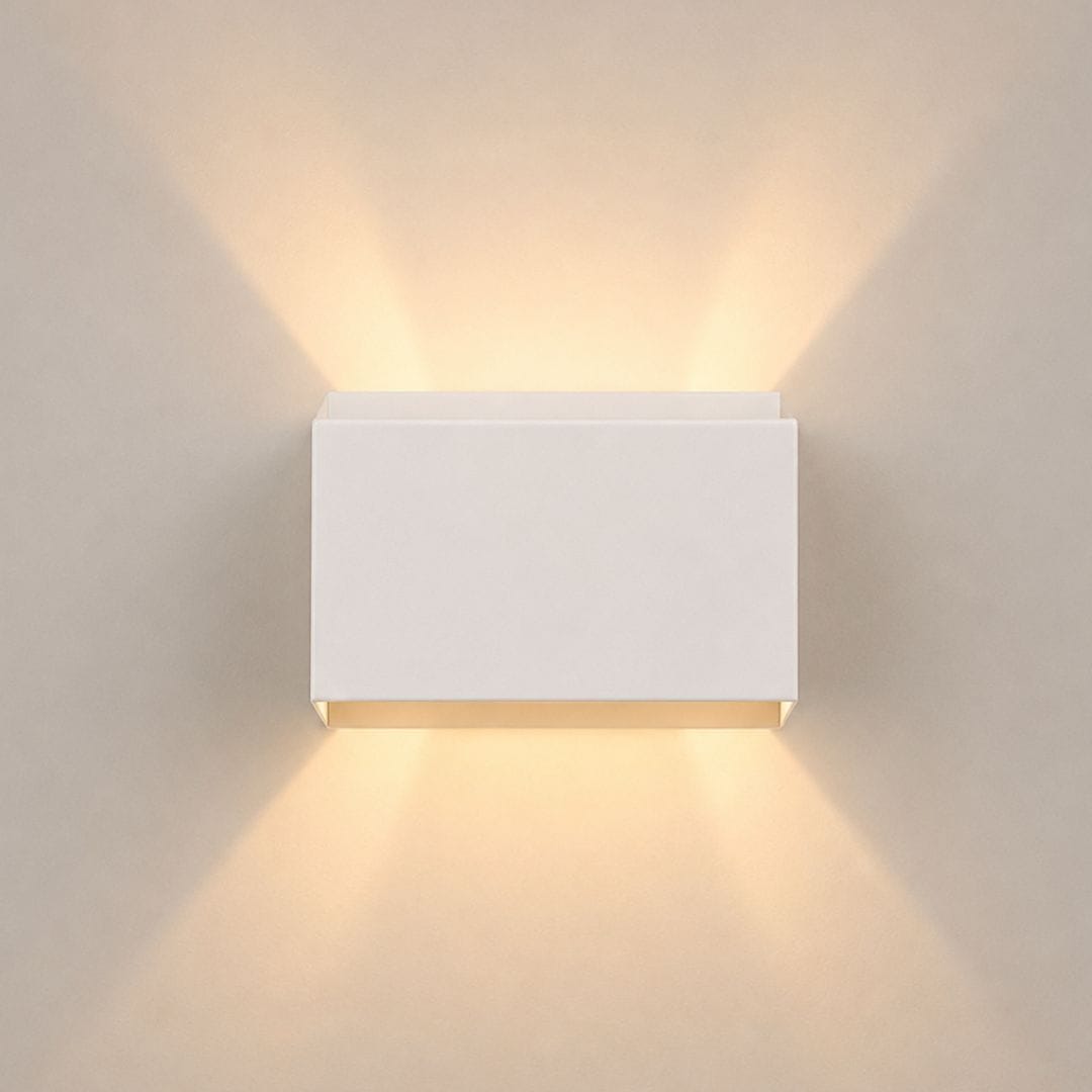 Applique murale aluminium LED | Double éclairage haut bas | Extérieur intérieur étanche IP65, jardin balcon façade
