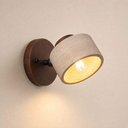Applique murale chambre, tête de lit, couloir | Orientable, pierre