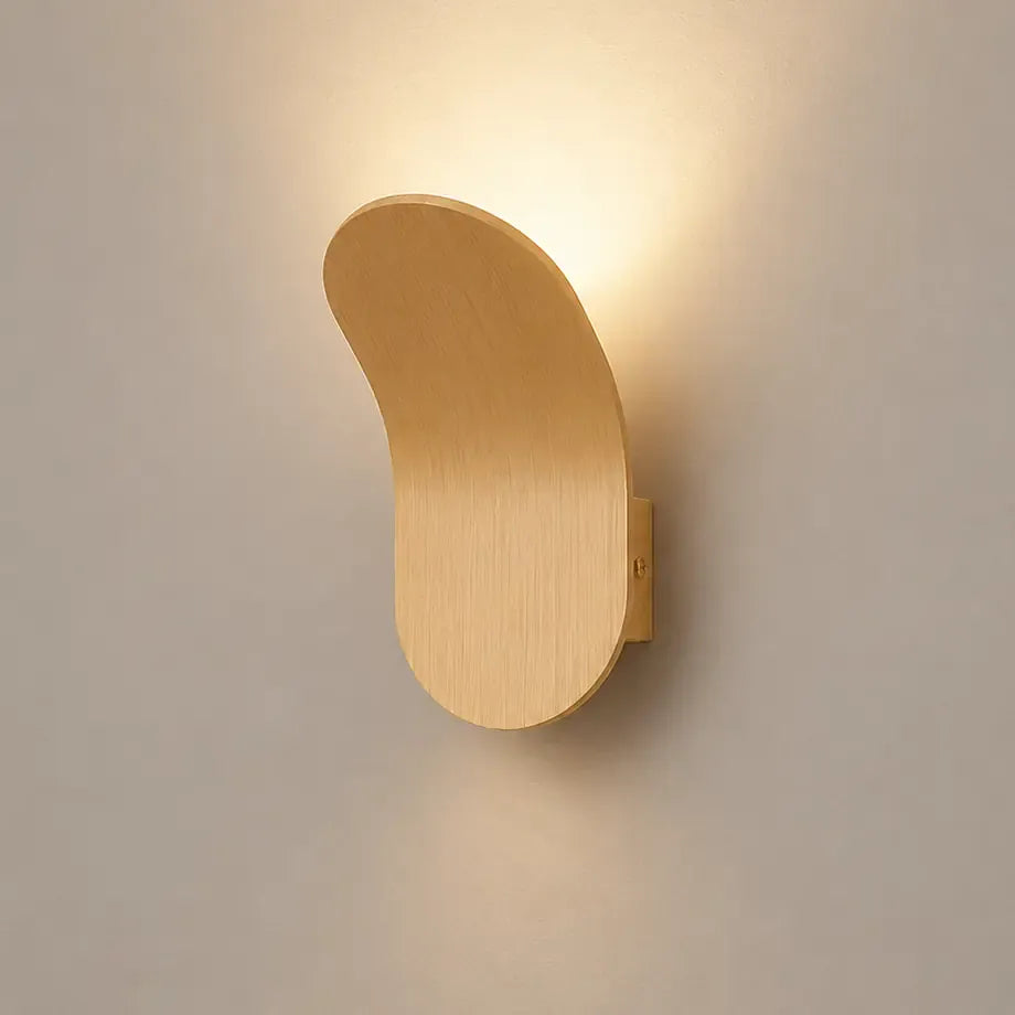 Applique murale design aluminium minimaliste | Chambre salon intérieur moderne, éclairage indirect