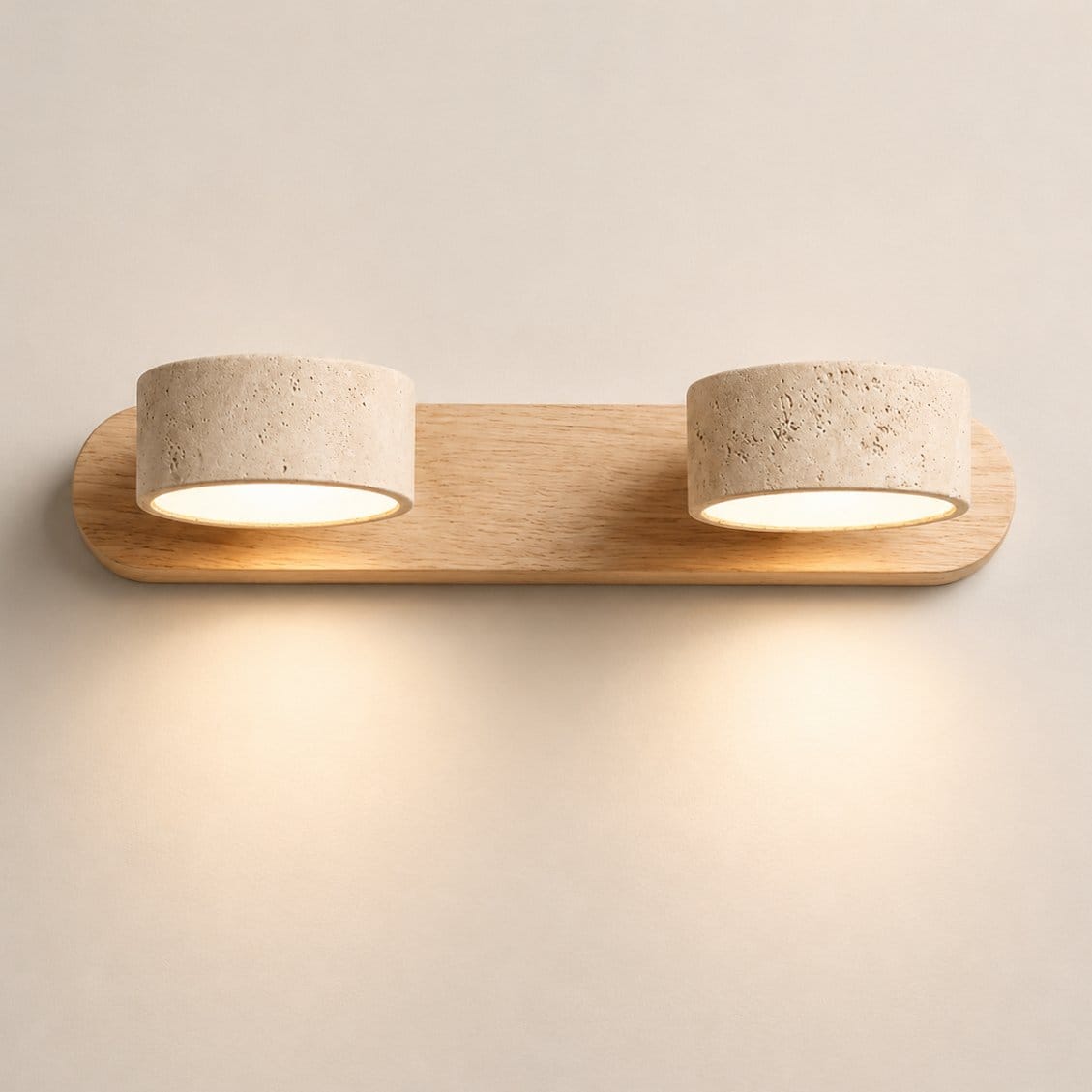 Applique murale ronde d'intérieur, spots LED | Design japonais