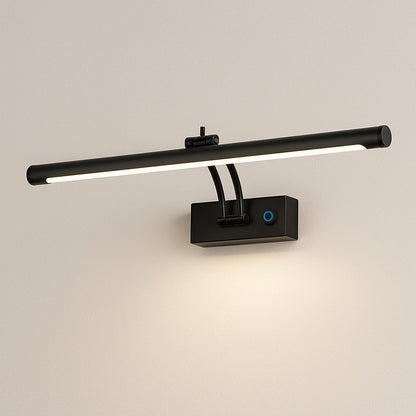 Applique murale salle de bain LED rectangulaire | finition argent, chromée, dorée, noire