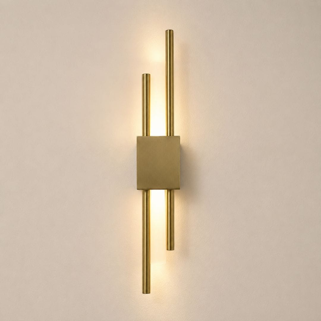 Applique murale LED pour intérieur moderne | Métal & verre dépoli