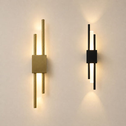 Applique murale LED pour intérieur moderne | Métal & verre dépoli