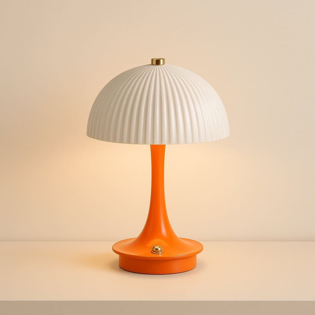 Lampe de Chevet Champignon | Design Moderne & Tactile Sans Fil