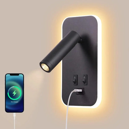 Applique murale liseuse LED orientable