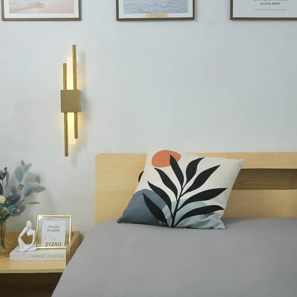 Applique murale LED pour intérieur moderne | Métal & verre dépoli