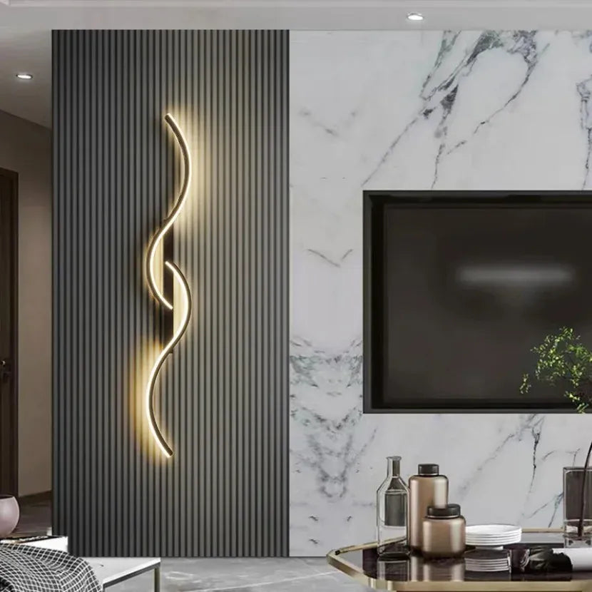 Applique murale LED, design moderne | Salon, Couloir, Intérieur