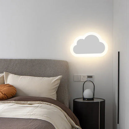 Applique murale chambre enfant nuage pastel | LED éclairage indirect | Intérieur style scandinave