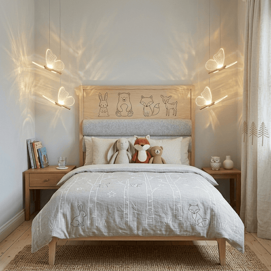 Suspension LED papillon, Lumière ambiante chambre enfant | Salon salle à manger moderne intérieur
