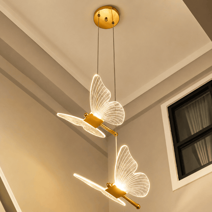Suspension LED papillon, Lumière ambiante chambre enfant | Salon salle à manger moderne intérieur