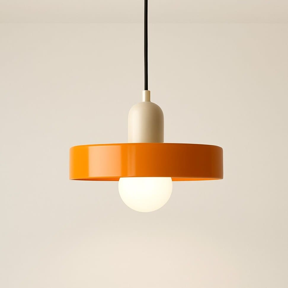 Suspension cuisine & salon Bauhaus coloré rétro | style Nordique intérieur seventies