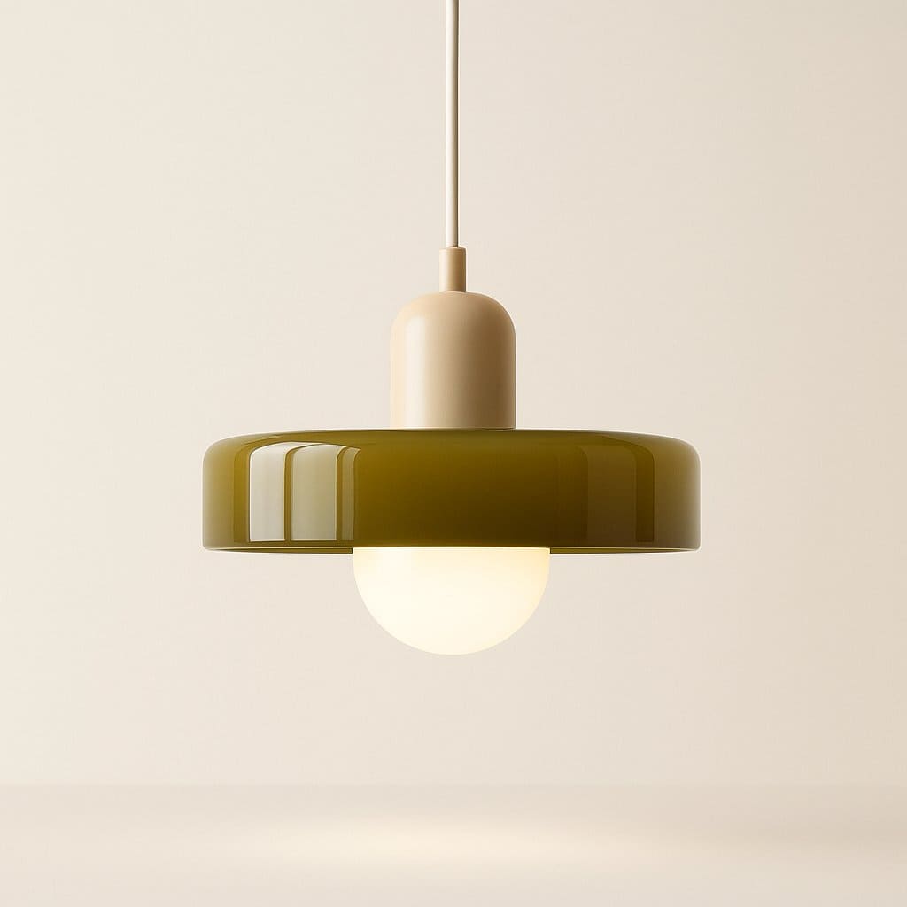 Suspension cuisine & salon Bauhaus coloré rétro | style Nordique intérieur seventies