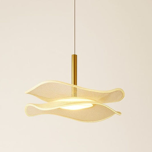 Suspension chambre design minimaliste à ondulation 