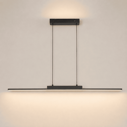 Suspension cuisine LED barre linéaire, Réglette longue minimaliste dimmable