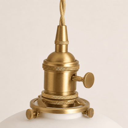 Suspension cuisine en céramique côtelée, Laiton bronze rétro japonais | Salon, entrée, chambre, Intérieur