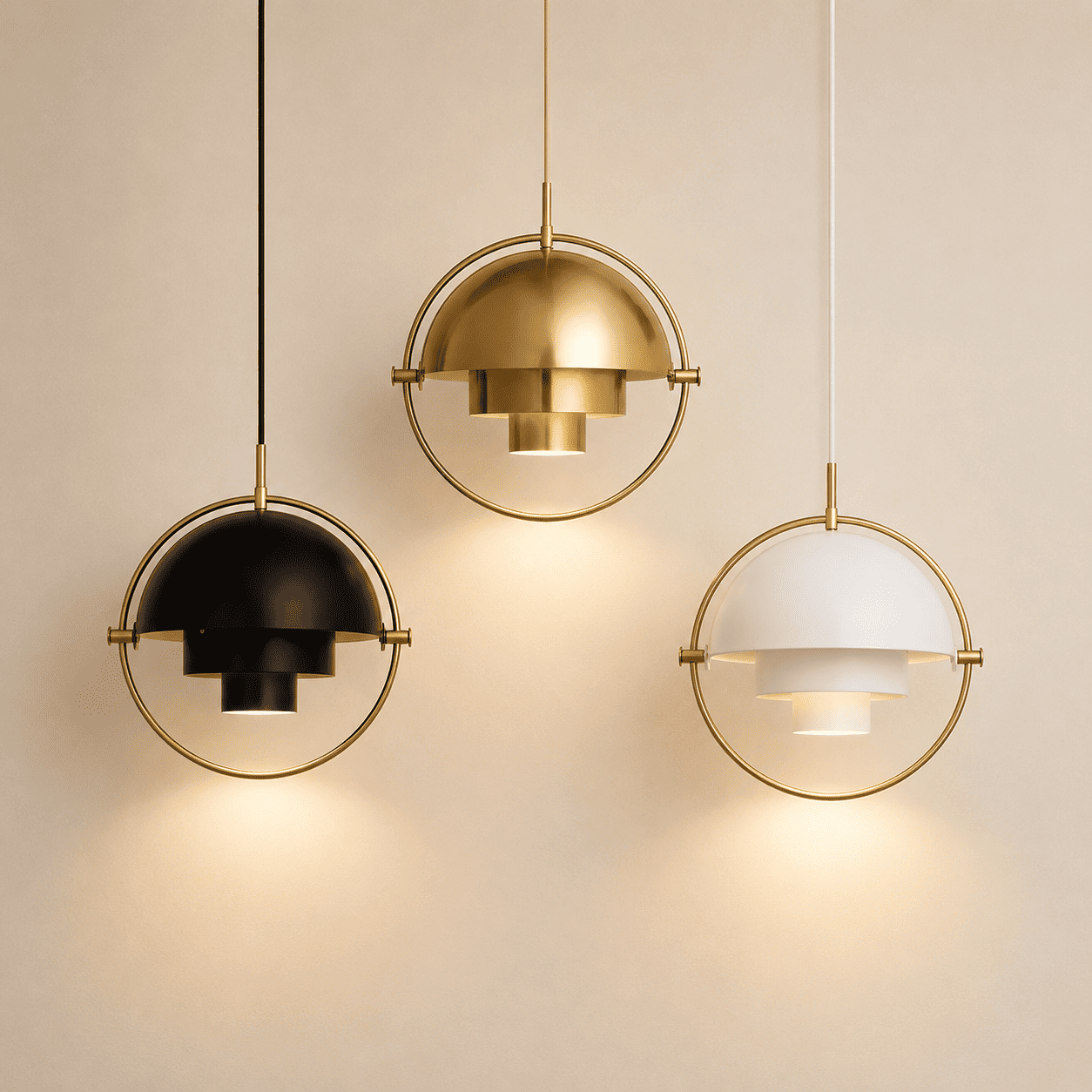 Suspension design laiton, Globe orientable