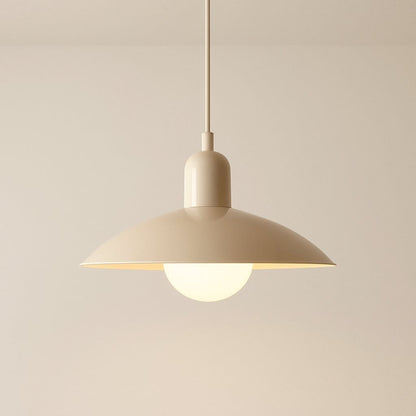 Suspension luminaire salon métal bicolore | Dôme Bauhaus nordique, Intérieur chambre salle à manger