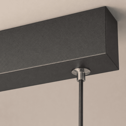 Suspension lustre moderne ruban LED pour salon salle à manger cuisine | Ligne courbe minimaliste