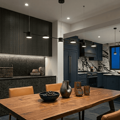 Suspension salle à manger, lustre LED moderne, multi-spots orientables | Salon, cuisine, intérieur urbain