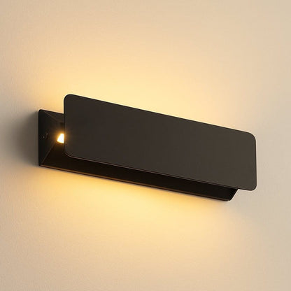 Applique murale blanche aluminium moderne, Abat-jour plat orientable LED lumière neutre | Chambre miroir tête de lit intérieur