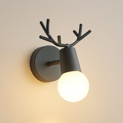 Applique murale chambre d'enfant, bureau, intérieur | Style scandinave moderne, ramure de cerf